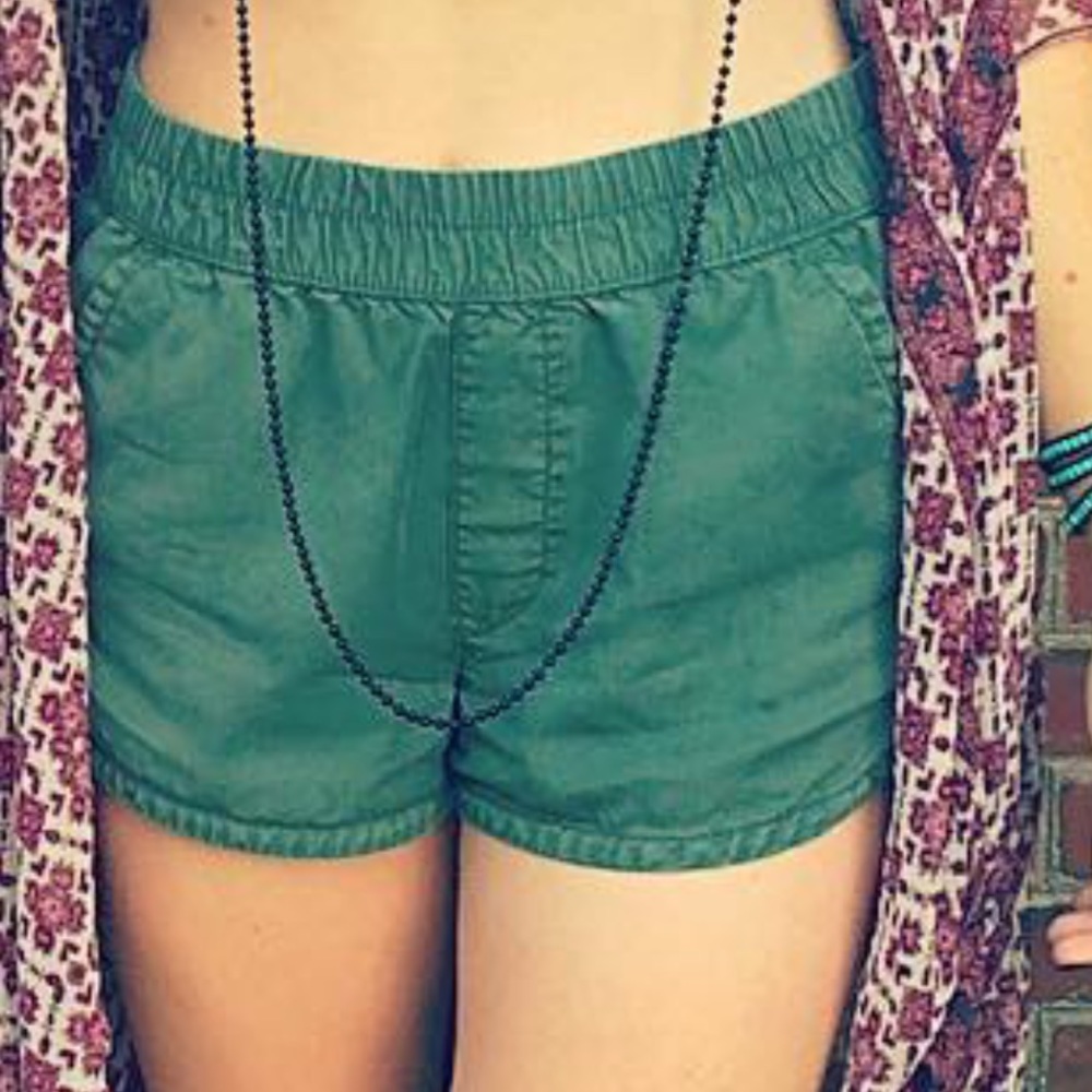 American eagle green shorts super comfy and cute.